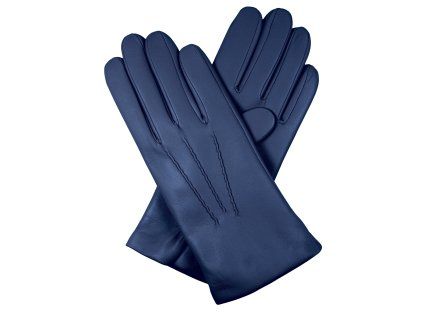 Herrenhandschuhe mit Kaschmirfutter – marineblau