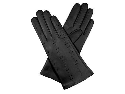 Damenhandschuhe ohne Futter – schwarz