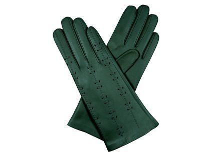 Ungefütterte Damenhandschuhe – grün
