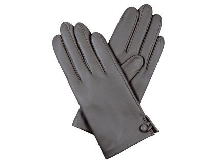 Kurze, ungefütterte Damenhandschuhe – grau