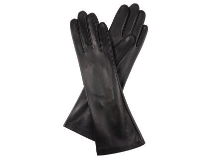 Damen-Halbhandschuhe, ungefüttert, Größe 5C – schwarz