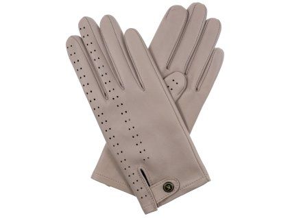 Damenhandschuhe, helltaupe, ungefüttert