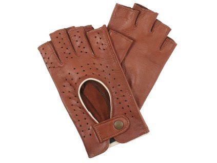 Damen-Fingerhandschuhe, braun