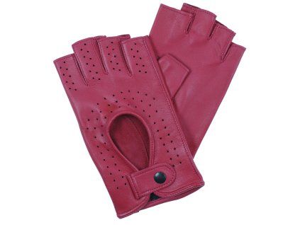 Damen-Fingerhandschuhe, dunkelrosa