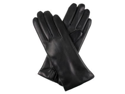 Damenhandschuhe, Kaschmirfutter – schwarz