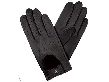 Damen-Autofahrerhandschuhe - schwarz