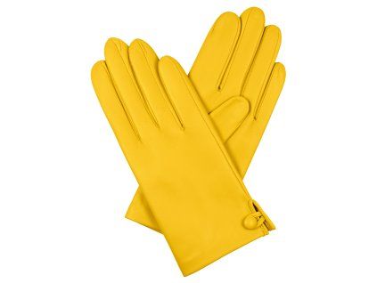 Ungefütterte Damenhandschuhe – gelb