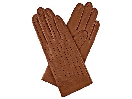 Ungefütterte Damenhandschuhe – hellcognac