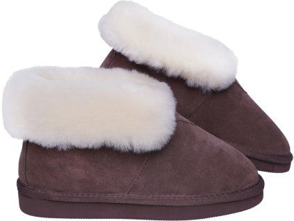 Fellpantoffeln PRAKTIK+ ​​braun