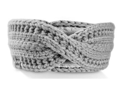 graues Merino-Stirnband