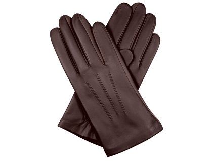 Ungefütterte Herrenhandschuhe – Kastanie