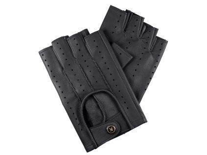 Herren-Fingerhandschuhe - schwarz