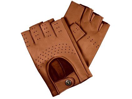 Herren-Fingerhandschuhe – hellcognac