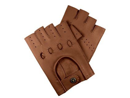 Herren-Fingerhandschuhe - Tabak