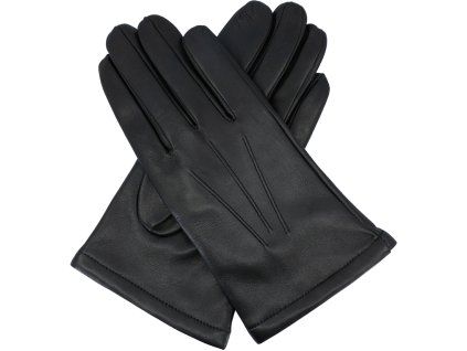 Herrenhandschuhe mit Wollfutter, üblicherweise schwarz