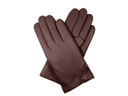Herrenhandschuhe mit Seidenfutter – braun