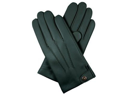 Herrenhandschuhe mit Wollfutter – grün