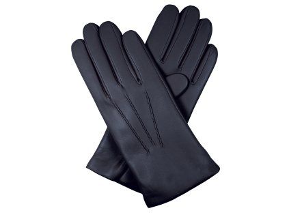 Herrenhandschuhe mit Wollfutter – dunkelblau