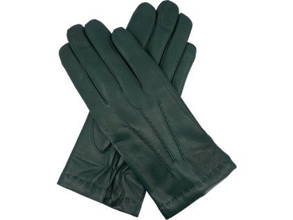 Herrenhandschuhe mit Wollfutter, petrolfarben (Größe 9)