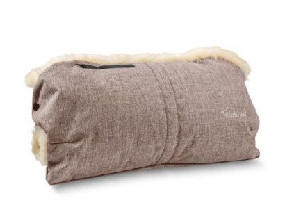 Kinderwagenhülle beige-meliert