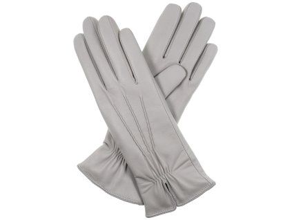 Damenhandschuhe, Wollfutter, Taubengrau