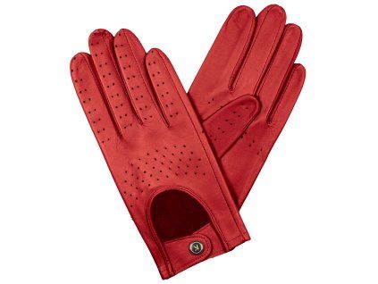 Damen-Autofahrerhandschuhe – Kardinalrot