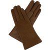 Damenhandschuhe mit Wollfutter, braun