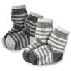Kindersocken mit Alpaka-Streifen
