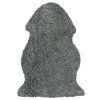 Lammfell, lockig, grau, 860 g