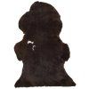 Geschorenes Schaffell MELIERT dunkel