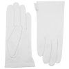 Weiße, ungefütterte Herrenhandschuhe