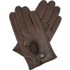 braune Herren-Lederfahrhandschuhe