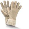 Damen-Pelzhandschuhe TEDDY beige