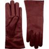 Damenhandschuhe, Wollfutter - Rubinrot