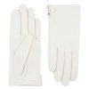 ungefütterte kurze Damenhandschuhe – weiß