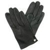 schwarze, ungefütterte Damenhandschuhe