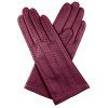 Ungefütterte Damenhandschuhe – bordeauxrot
