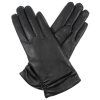 Damenhandschuhe, Wollfutter – schwarz