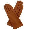 Damenhandschuhe mit Seidenfutter – hellcognac