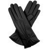 Damenhandschuhe mit Wollfutter – schwarz
