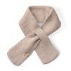Strickschal für Kinder mit Lochmuster, beige