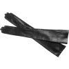 Damenhandschuhe, ungefüttert, extra lang, 16C – schwarz