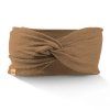 MERINO-Stirnband Mondseebraun