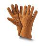 Damen-Pelzhandschuhe PREMIUM Cognac