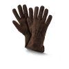 Damen-Pelzhandschuhe PREMIUM dunkelbraun