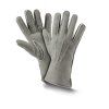 Damen-Pelzhandschuhe PREMIUM grau