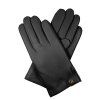 Herrenhandschuhe mit Wollfutter – schwarz