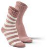 Socken ALPAKA GESTREIFT pink