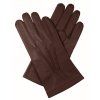 Ungefütterte Herren-Hirschlederhandschuhe – Kastanie
