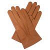 Ungefütterte Herrenhandschuhe aus Hirschleder – Cognac